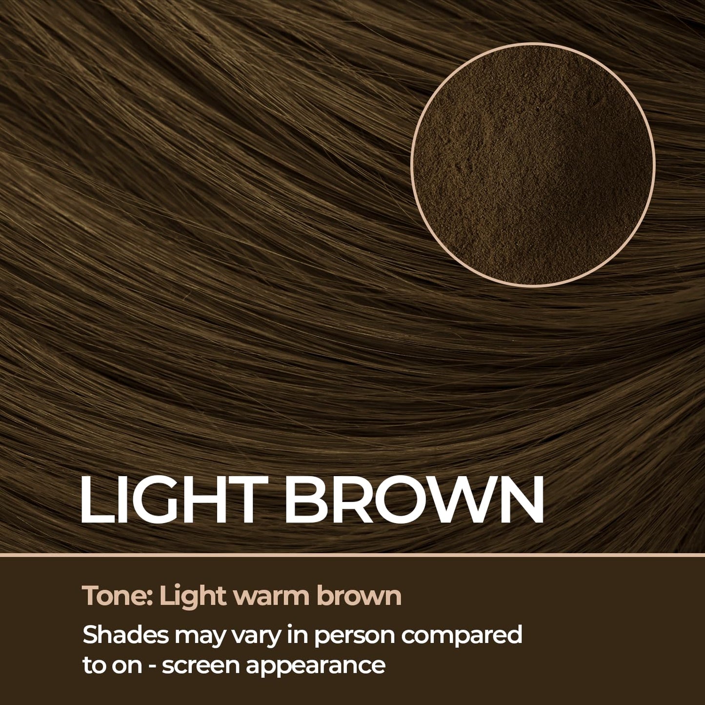 Keratin Hair Fibers for Men & Women - Fill In Fine or Thinning Hair, Instantly Thicker, Fuller Looking Hair (Light Brown 30g)