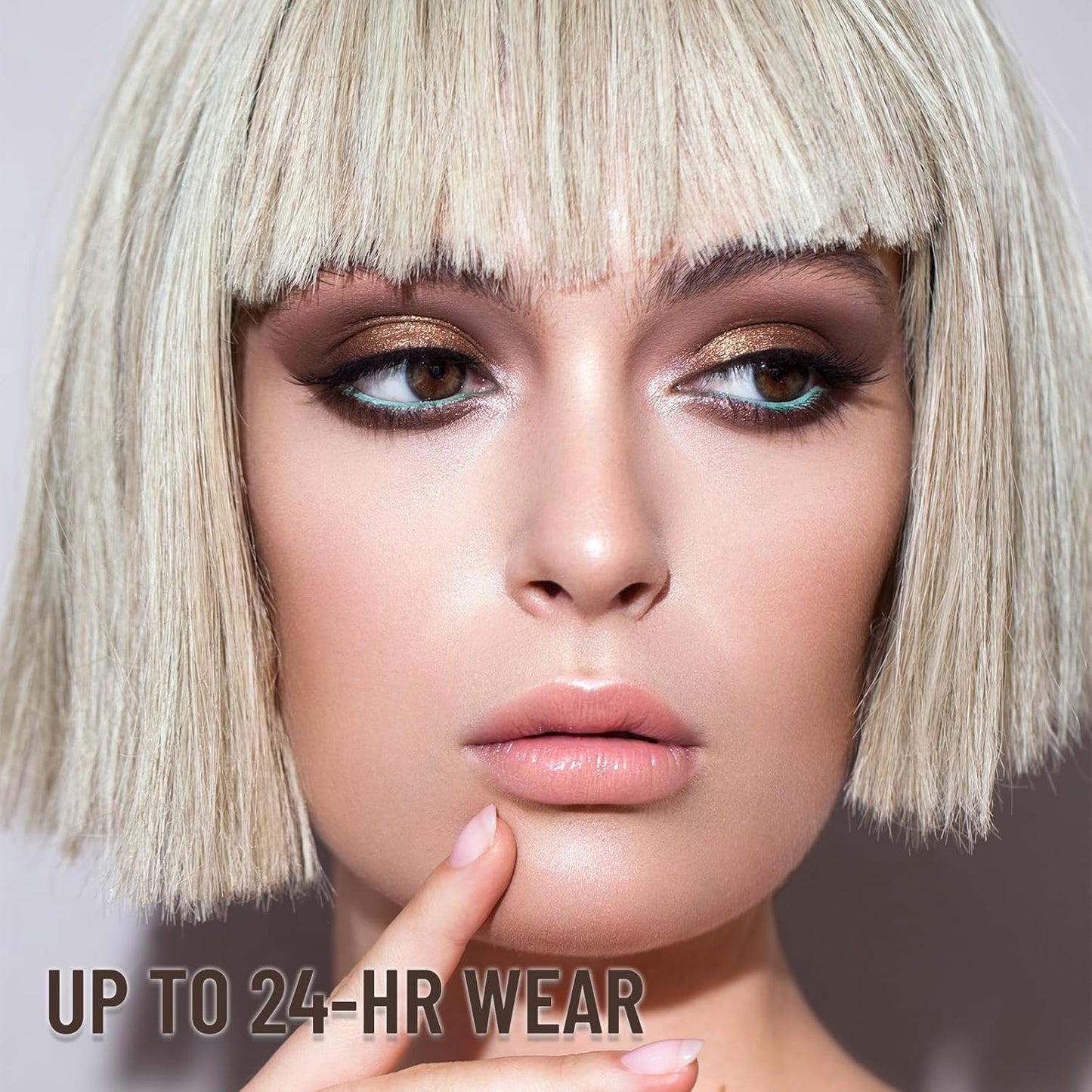 UCANBE Tapestry Taupe Single Eyeshadow Palette, Highly Pigmented Shimmer Eye Shadow Powder, Professional Long-Lasting Waterproof Makeup Palette