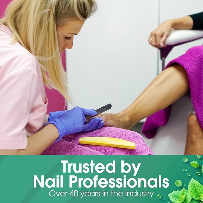 DeEnti Callus Remover for Feet, Extra Strength Foot Callus Remover Gel, 8oz Salon Grade Home Pedicure Supplies for Dry Skin, Cracked Heel, Professional Strength Foot Care, Cool Mint