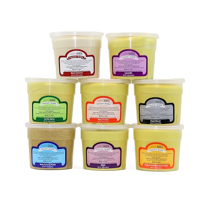 Whipped Shea Butter (Fresh Flower) - Nourishes, Moisturizes & Renews | 100% African Pure Shea Butter | No Dyes & Parabens | Vegan | 13.50 oz / 383 g