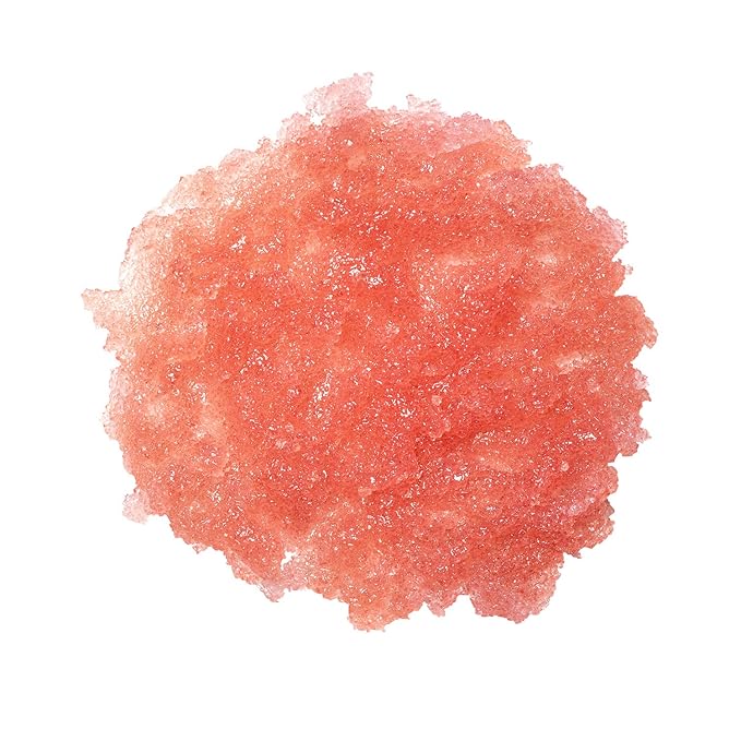 Sara Happ The Lip Scrub: Sparkling Peach Sugar Scrub for Dry Lips - Gently Exfoliate, Polish, and Revitalize Lips with Vitamin E and Jojoba & Grape Oils, Vegan, 0.5 oz.