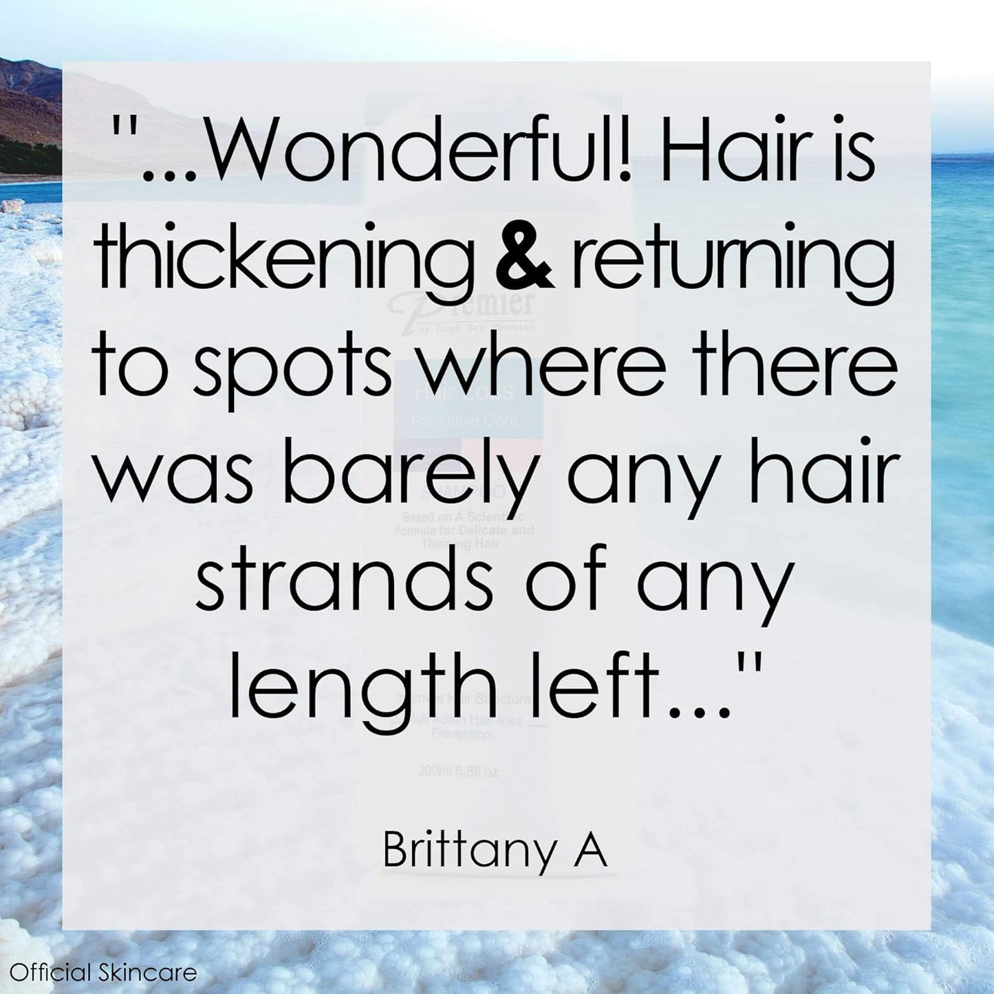 Dead Sea Premier Anti Hair Loss Shampoo 200ml/6.8oz