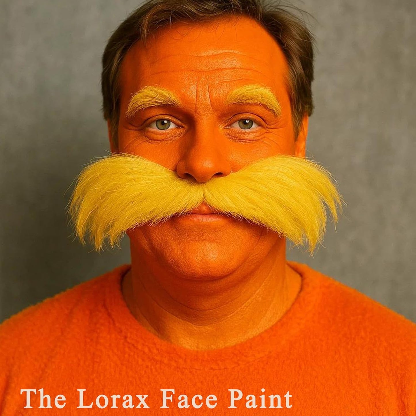 Orange Eye Black Stick for Sports,UV Neon Orange Face Paint Stick Non-Toxic Oil Based Face Body Paint High Pigmented Face Paint for Halloween Cosplay Party Sfx Makeup