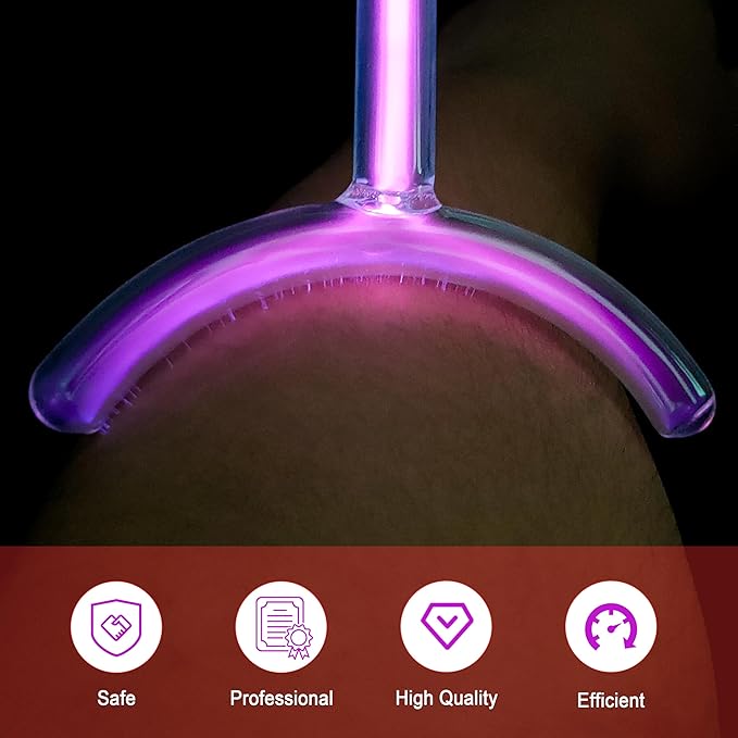 Electrode Wand Glass Tube Handheld Spare Parts for Hi Frequency Instrument Elitzia ETHB01 (Purple Y Shape)