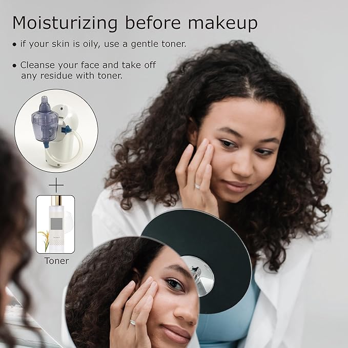 2 in 1 USB Electric Nano Mister, 0.06 MM Nanometer High Pressure Face Mister, Humidifier for Face, 170 Grams Nasal Cleansing Machine, Wound Cleaning Mist Sprayer, Feminine Care Mini Mister