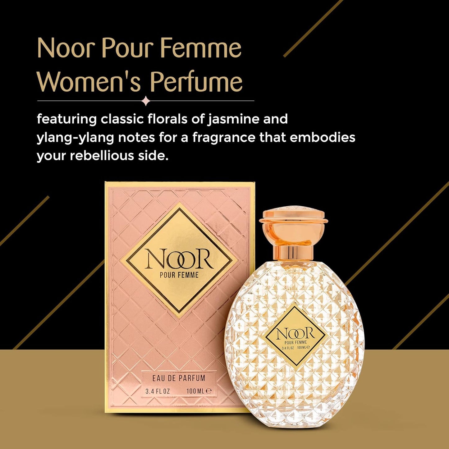 Perfume for Women – INSPIRED by A WORLD RENOWED WOMEN'S PERFUME – Grapefruit, Jasmine, Vanilla, Musk – Fresh, Feminine, Floral, Long-Lasting Eau De Parfum 100ml (3.4 fl oz)