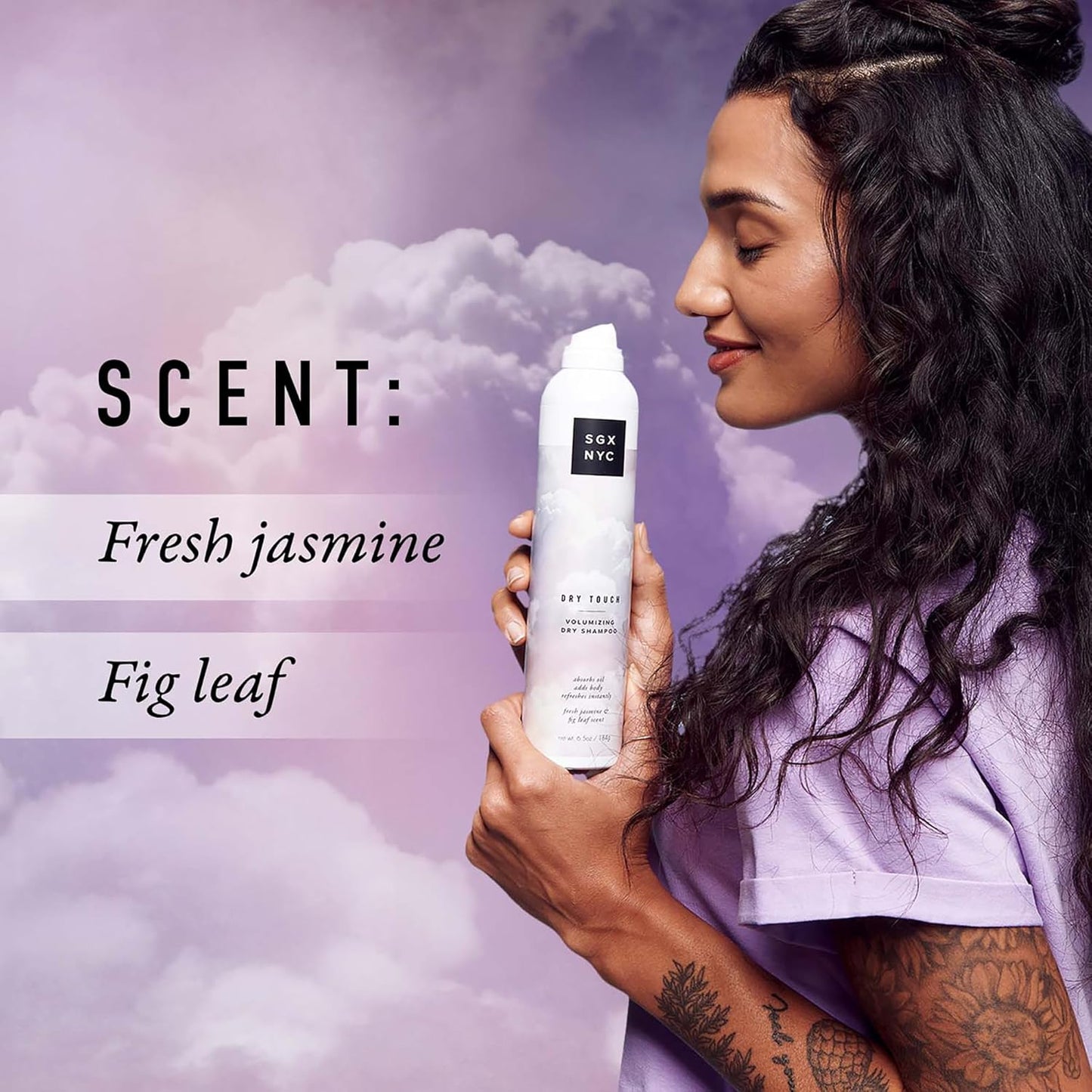 SGX NYC Dry Touch Volumizing Dry Shampoo - Paraben Free, Vegan Dry Shampoo Spray Absorbs Excess Oil - Fresh and Bouncy Hair with No Residue - 4 pc