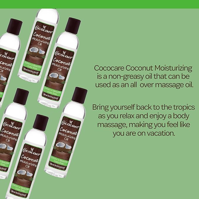 Cococare Coconut Moisturizing Oil 8.5 Fl Oz. - Formulated with Natural Coconut Oil (3)