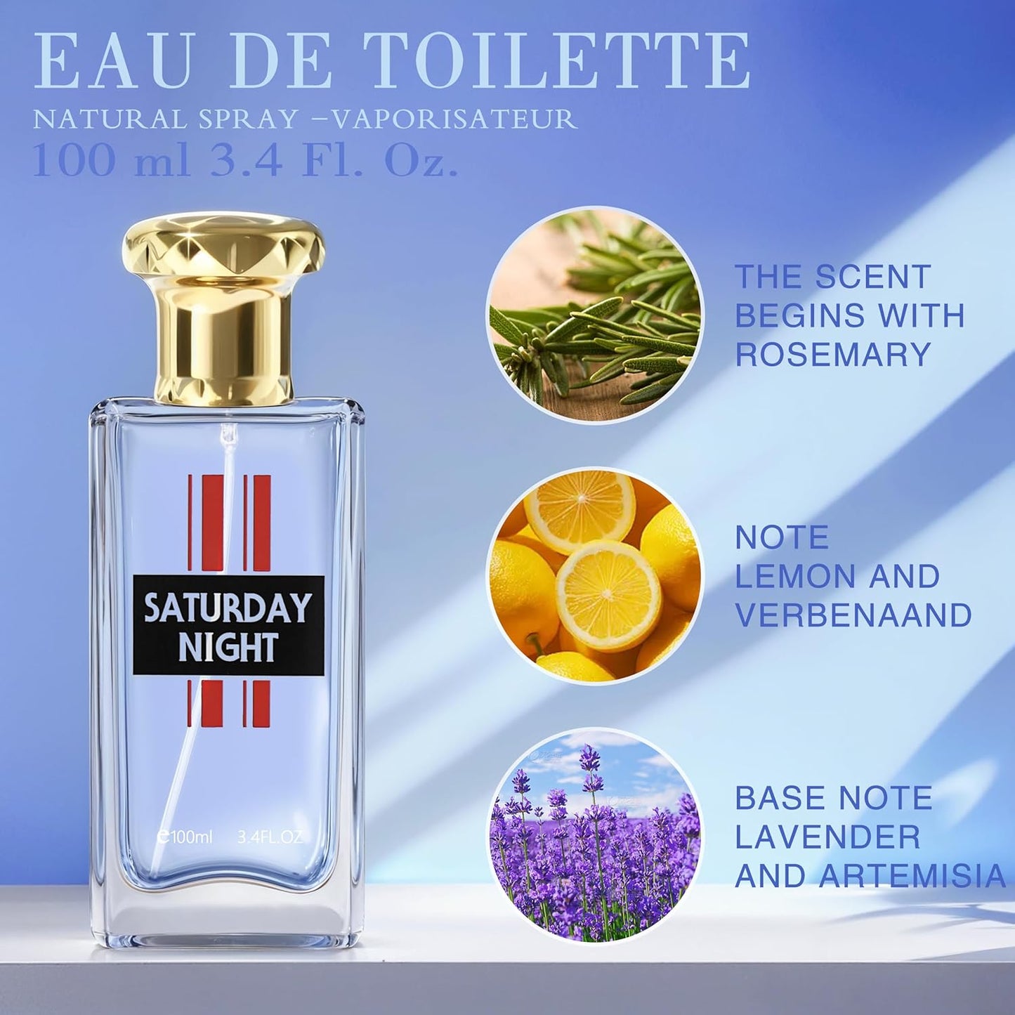 Hybrid & Company Mens 2 Pcs Saturday Night Soul Journey Eau De Perfum Vaporisateur Natural Spray