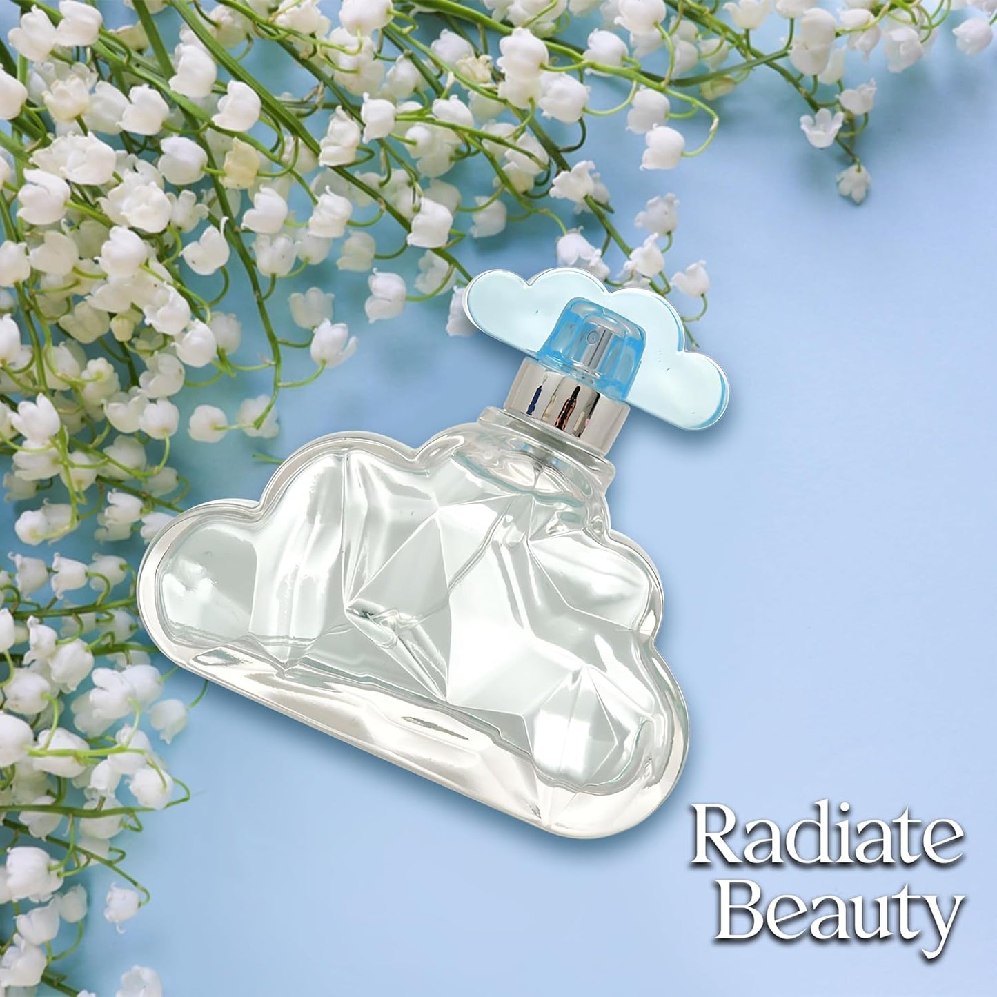 2PCS Soft Cloud Eau de Parfum for Women - 90ml Floral & Fruity Perfume with Lavender, Coconut, Vanilla & Pear, Long-Lasting Feminine Fragrance