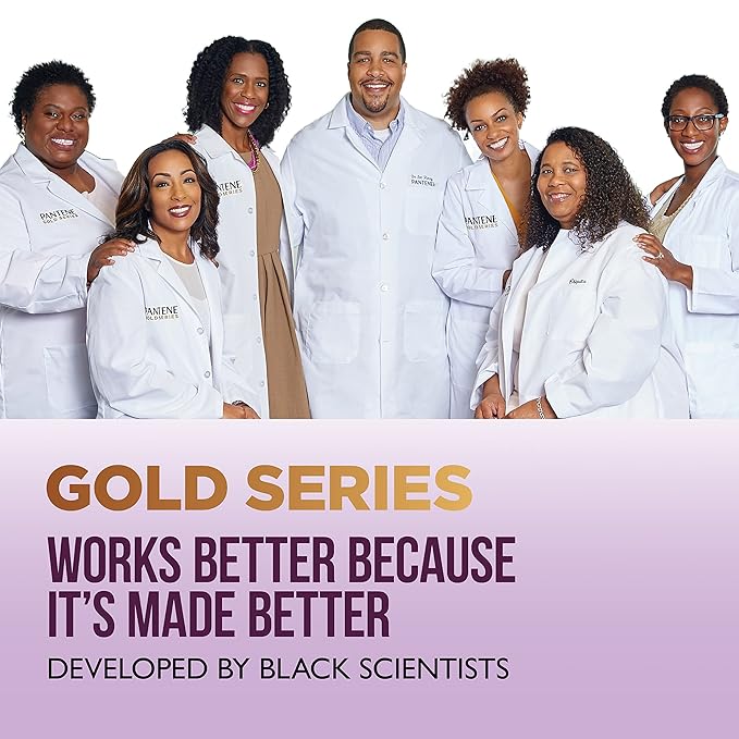 Pantene Gold Series New Lengths Anti-Breakage Defense Serum, Infused with Apricot Oil, Protects & Strengthens, for Natural, Textured, Curly, Coily Hair, Sulfate Free, 3 Fl Oz (Pack of 2)