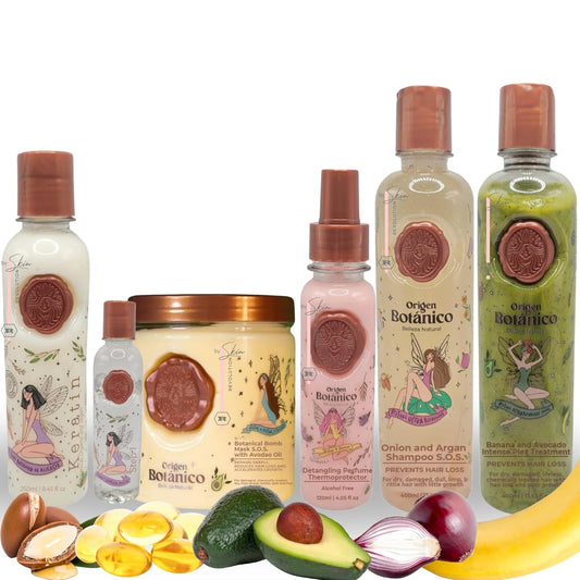 Aftercare for Ritual Botánico Keratina Orgánica | Treatment to Straighten, Repair and Relax Hair | All Natural, Organic & Vegan Ingredients | Product of Colombia | 6 Piece Kit