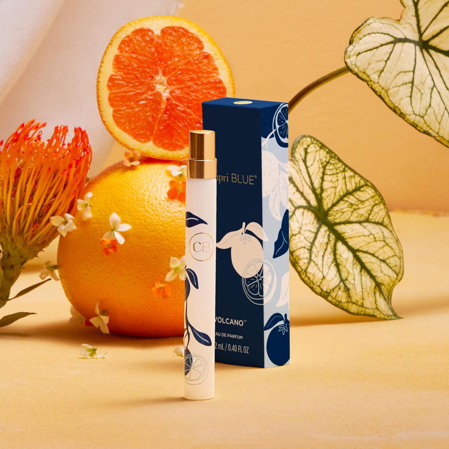 Capri Blue Eau de Parfum Spray Pen - Summer Fragrance - Mini Perfumes for Women - Travel Size Citrus Perfume with Notes of Tropical Fruits & Sugared Citrus (Volcano, 0.4 fl oz)