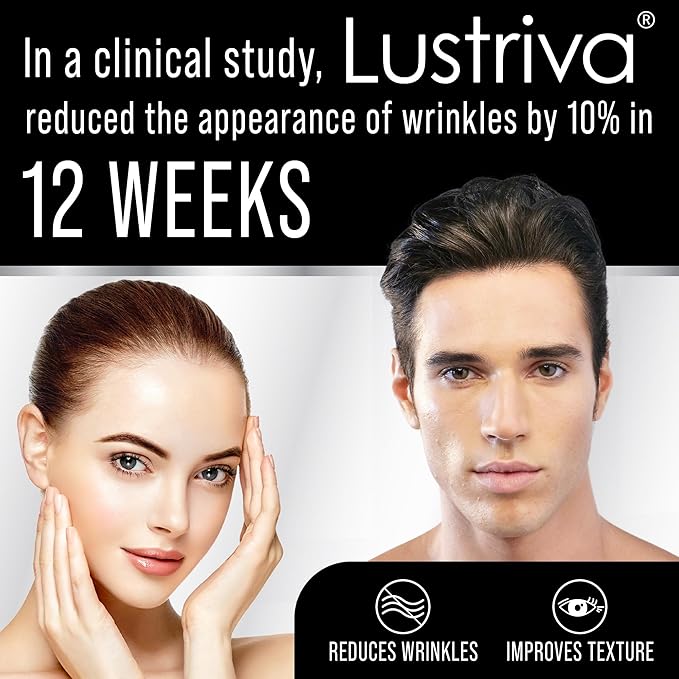 Lustriva Hair Growth Supplement - Clinically Proven in A Double-Blind Study for Hair Growth and Skin. for Both Women and Men. Enhanced with Biotin 10000mcg for Max Results