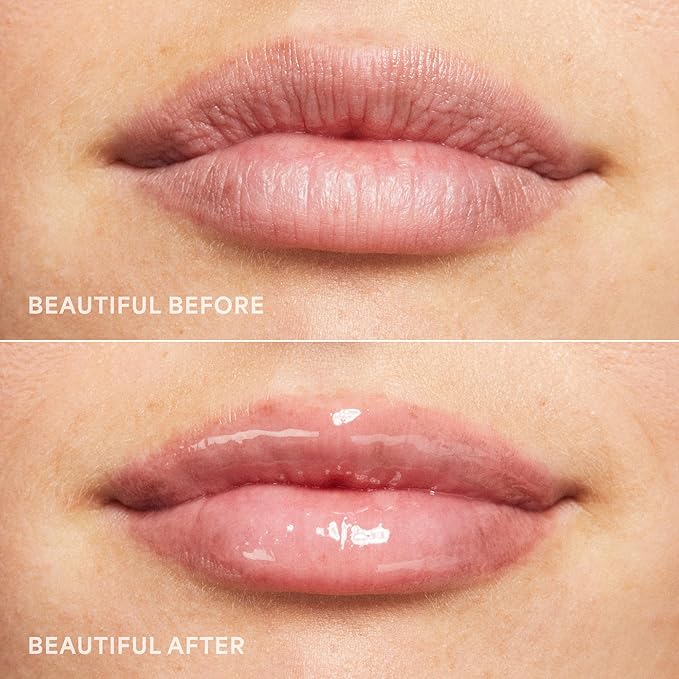 TULA Skin Care Rose Glow + Get It Lip Balm - Hydrating Peptide Lip Treatment with Hyaluronic Acid & Vitamin E, 0.28 oz.