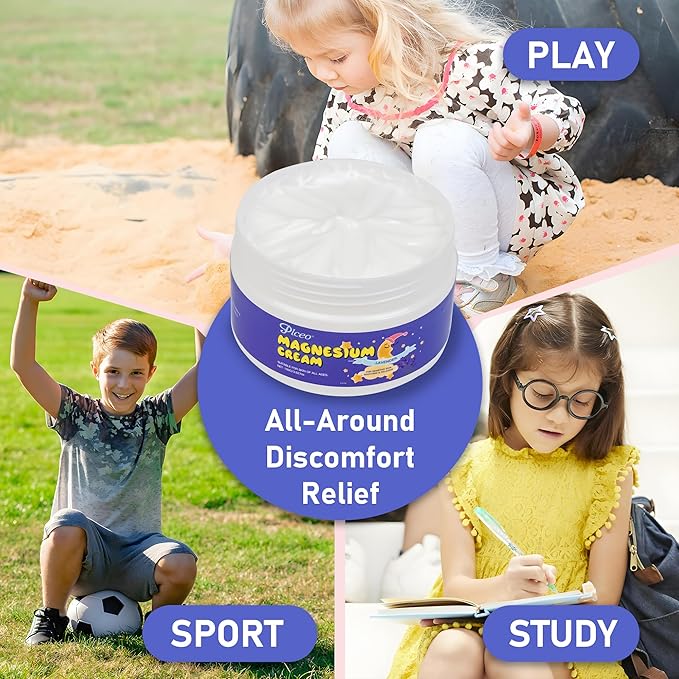 magnesium lotion for kids Sleep,Nighttime Magnesium Cream for Kids,Apply to Legs, Arms or Chest, Topical Magnesium Cream for Sleep,Lavender Calming Magnesium Oil