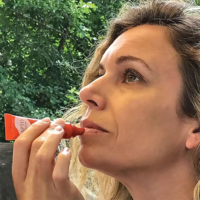 Orange Blossom Lip Balm w/Coconut Oil Trio: Pocket Lip Moisturizer for Dry, Chapped Lips, Set of 3, 0.33 fl. oz. Each