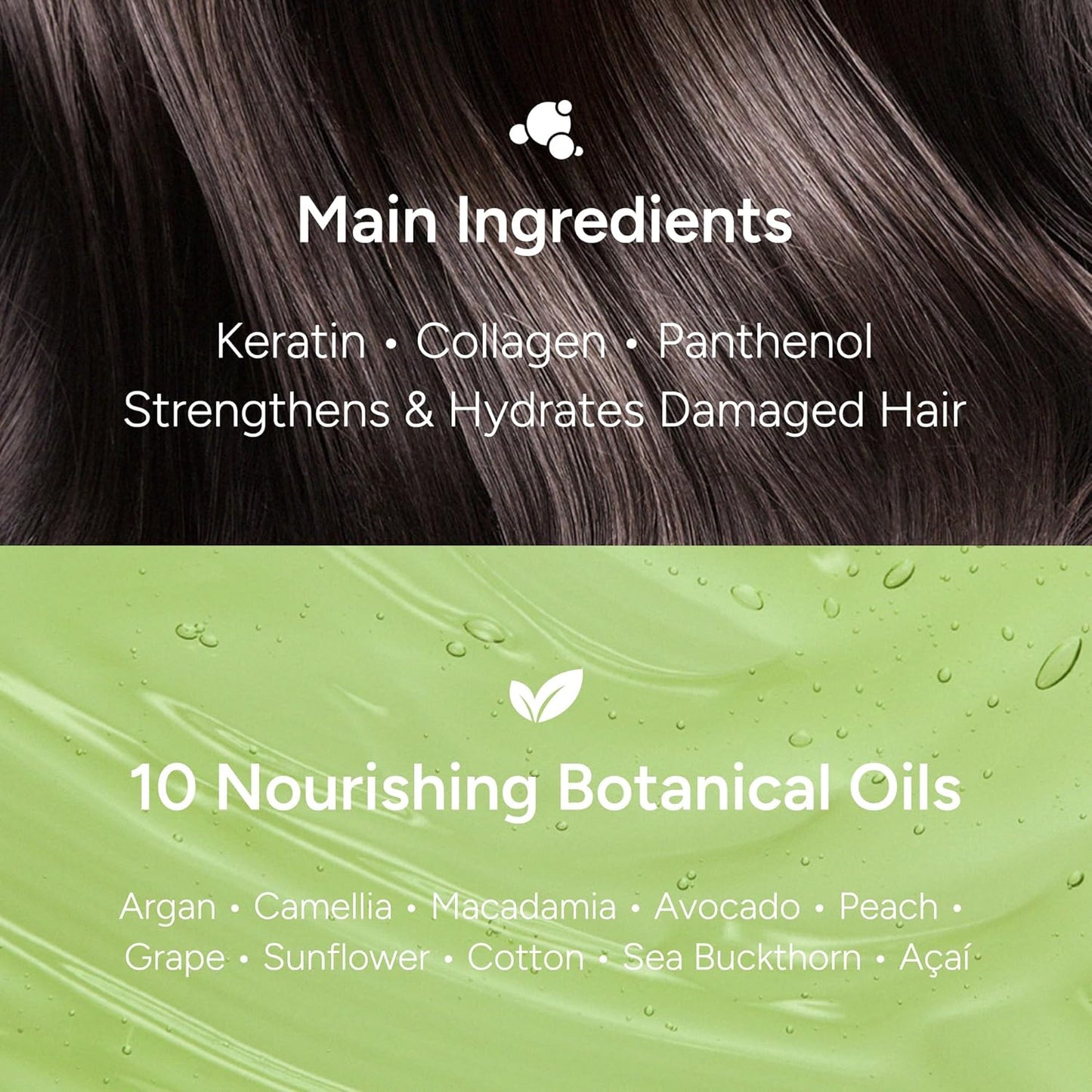 Perfumed Hair Oil & Serum 2-in-1 – Korean Essence Oil for Frizzy, Dry, Damaged Hair & Glass Hair Shine – Argan Oil & Amino Acids – Sulfate & Paraben-Free – Woody Blackberry, 100ml / 3.38 fl oz