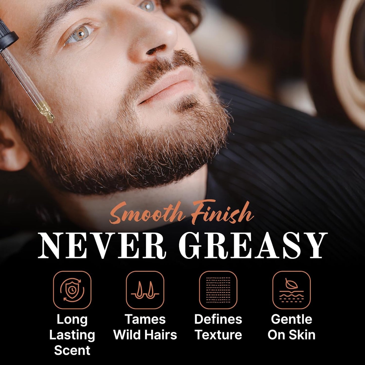 Tuscan Cooper's Baby Faced Beards Oil for Men - Hydrating, Nourishing, Natural Beard Softener and Conditioner for All Hair Types. Coconut, Jojoba, and Sweet Almond Moisture - Holiday Old Fashioned