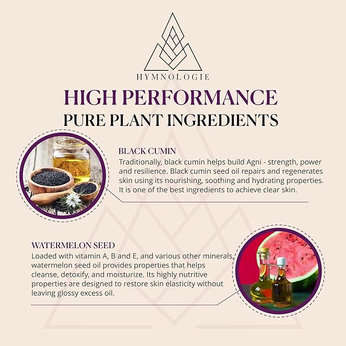 Mattifying Tonic Facial Serum - Moisturizer for Oily Skin Control and Hydration with Black Cumin and Watermelon | Fast Absorbing Matte Primer for Face Repair | for All Skin Types – 30ml