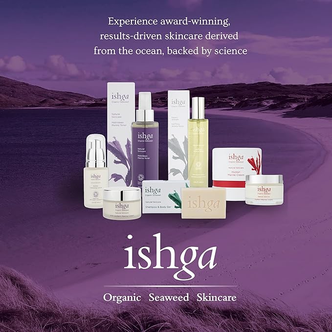 Ishga Marine Cleansing Balm | Natural & Organic Skincare | Scottish Seaweed | Bergamot, Rose Geranium, Shea Butter | Vegan, Cruelty-Free | 3.38fl oz (100ml)