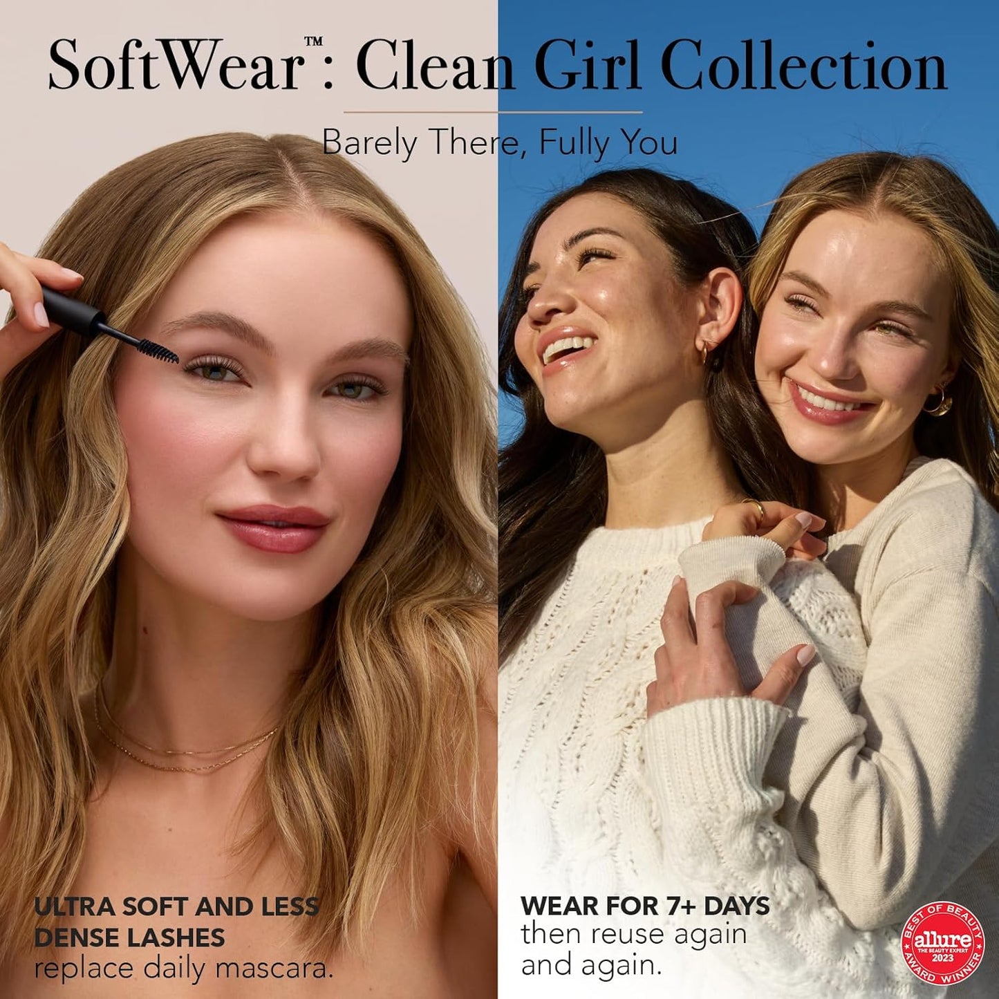 Pro Lash SoftWear Clean Girl Mini Lash Clusters Kit - Natural-Looking, Lightweight Lashes - 7-Day Cluster Eyelash Extensions - Waterproof Lashes Clusters - Single Set - Cat Eye No. 39