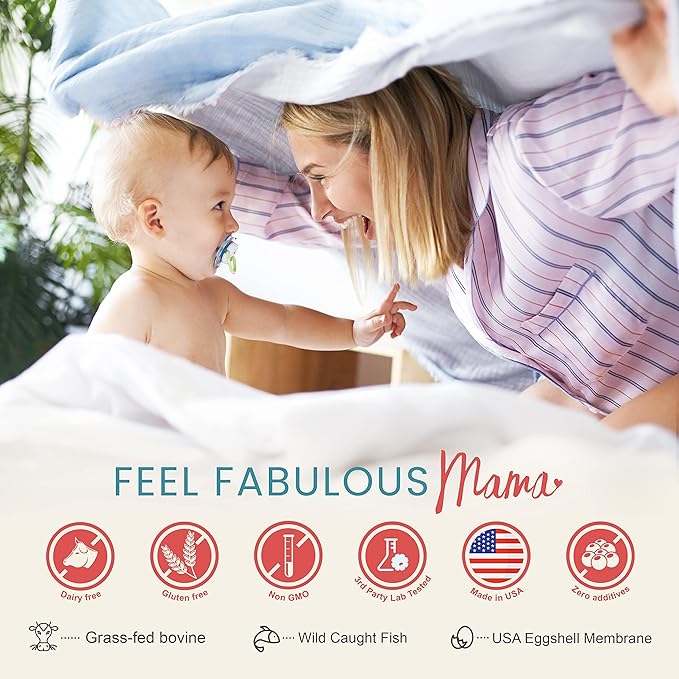 Multi Collagen Protein Powder Type I II III IV V X - Unflavored & Hydrolyzed 16Oz Pure Collagen Peptides Powder - Grass Fed Beef, Wild Fish Marine & USA Eggshell - Whole Body Collagen