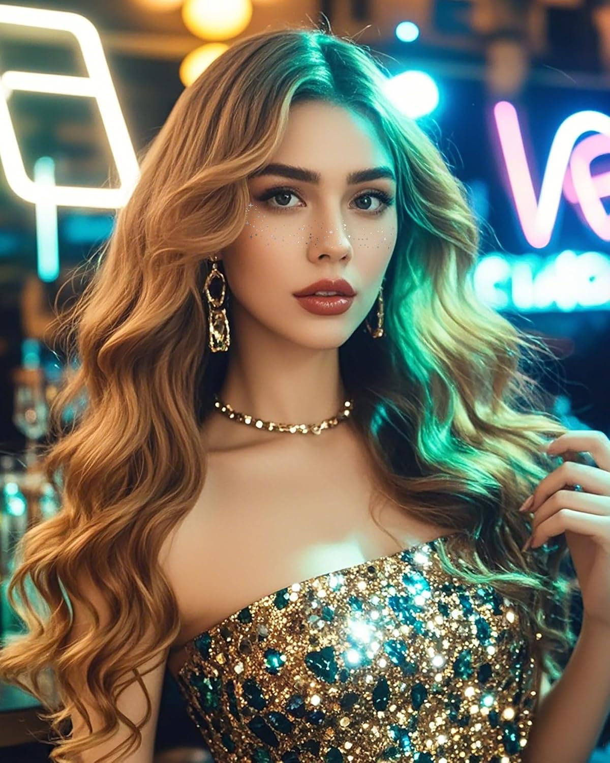 Face Glitter, Body and Face Glitter Makeup Patches for Women Girls, Waterproof Festival Rave Accessories fit Country Concert Outfits (Silver - 10 pcs)