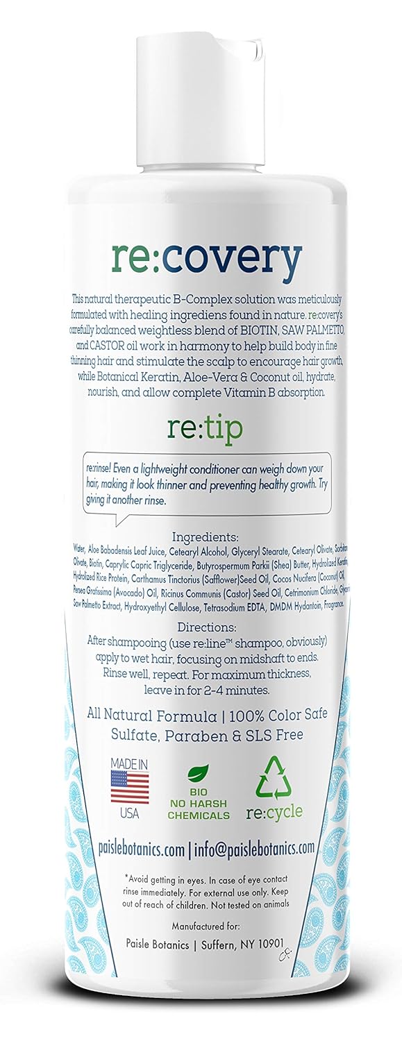 Biotin Shampoo and Conditioner for Thinning Hair Growth Thickening Shampoo for Hair Loss Treatment NATURAL Sulfate Free for Color Treated Hair Regrowth Treatment for Men Women