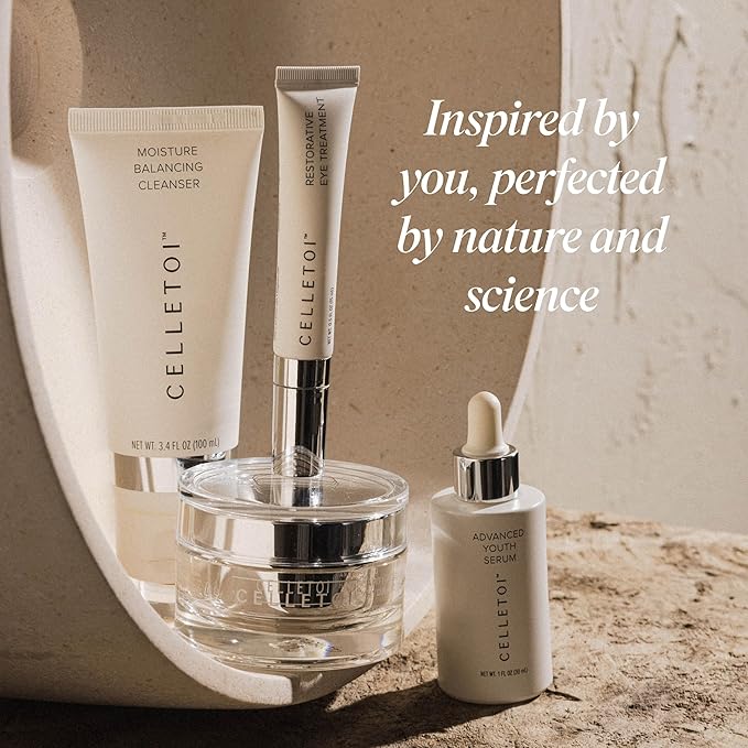 Celletoi® Restorative Eye Treatment - Vegan, Cruelty Free - Visibly Reduces Signs of Aging, Smooths Lines and Wrinkles - Diminishes Dark Circles and Puffiness - Leaping Bunny Certified - 0.5 fl oz