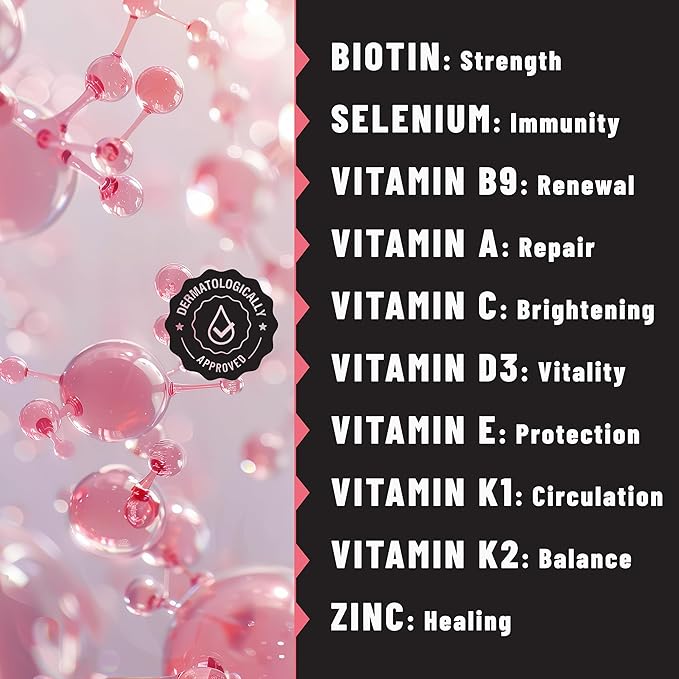 Biotin Patches - 36 Pcs | 7.5 mg Biotin with Essential Vitamins & Minerals | Supports Healthy Hair, Strong Nails & Radiant Skin | Easy-to-Use for Beauty and Active Lifestyles