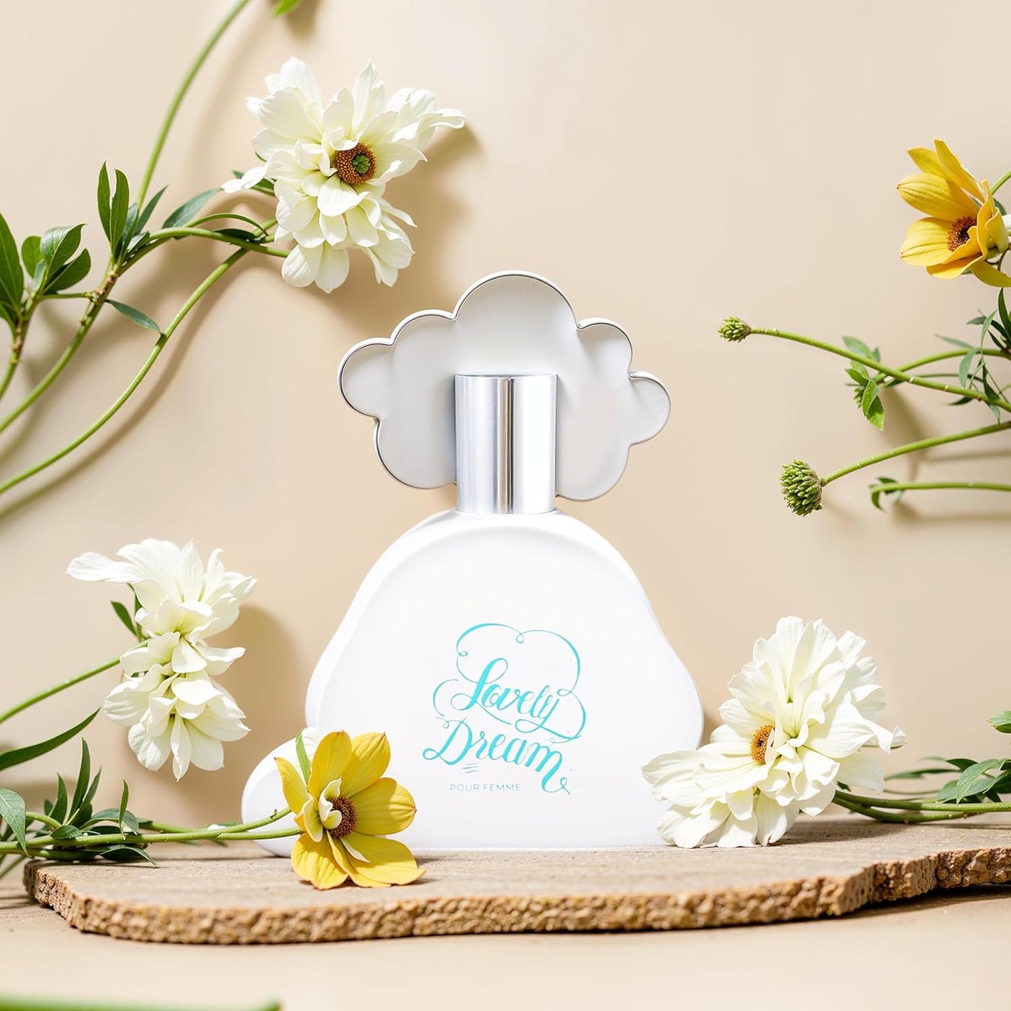 Hybrid & Company Women Lovely Dream Pour Femme Eau De Parfum Vaporisateur Natural Spray 3.4 Fl Oz