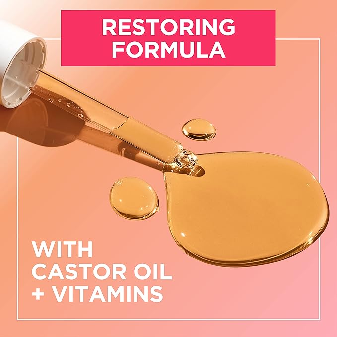 L'Oreal Paris Elvive Dream Lengths Frizz Killer Leave-In Serum With Castor Oil, 3.4 Ounce (Pack of 2)