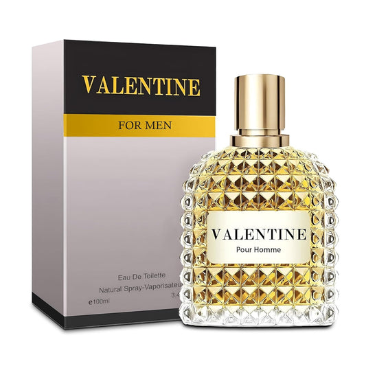 Men's Cologne Valentine Milano- Eau De Toilette Spray Perfume Fresh Scent 3.4 Fl Oz Daily Used