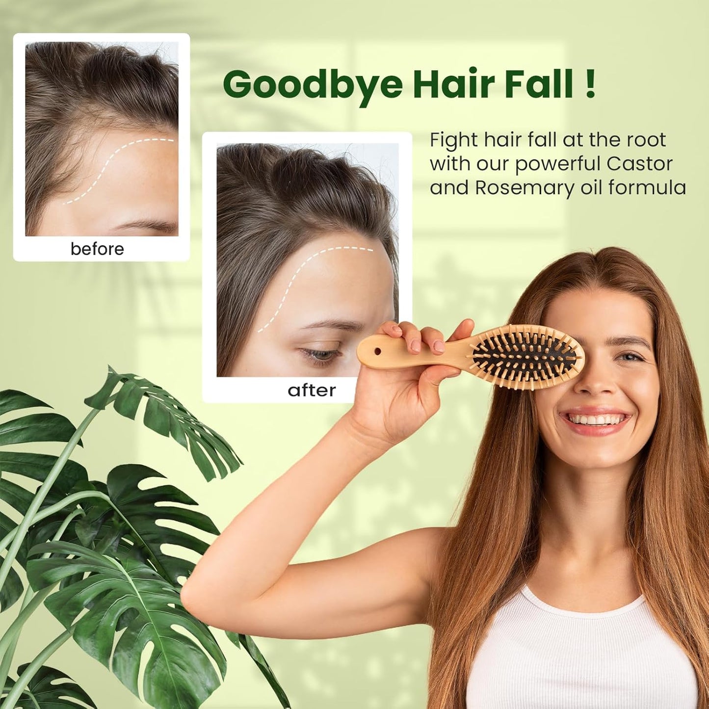 Natural Riches Castor Oil with Rosemary, 8 fl oz – Organic Blend for Thicker, Fuller Hair Growth – Premium Grade Hair Treatment.