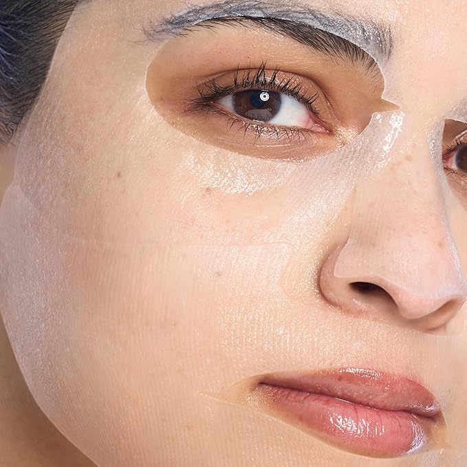 Bliss Vitamin C & Niacinamide Sheet Mask to Brighten Dull Skin and Dark Spots, Cruelty-Free, Vegan and 100% Biodegradable