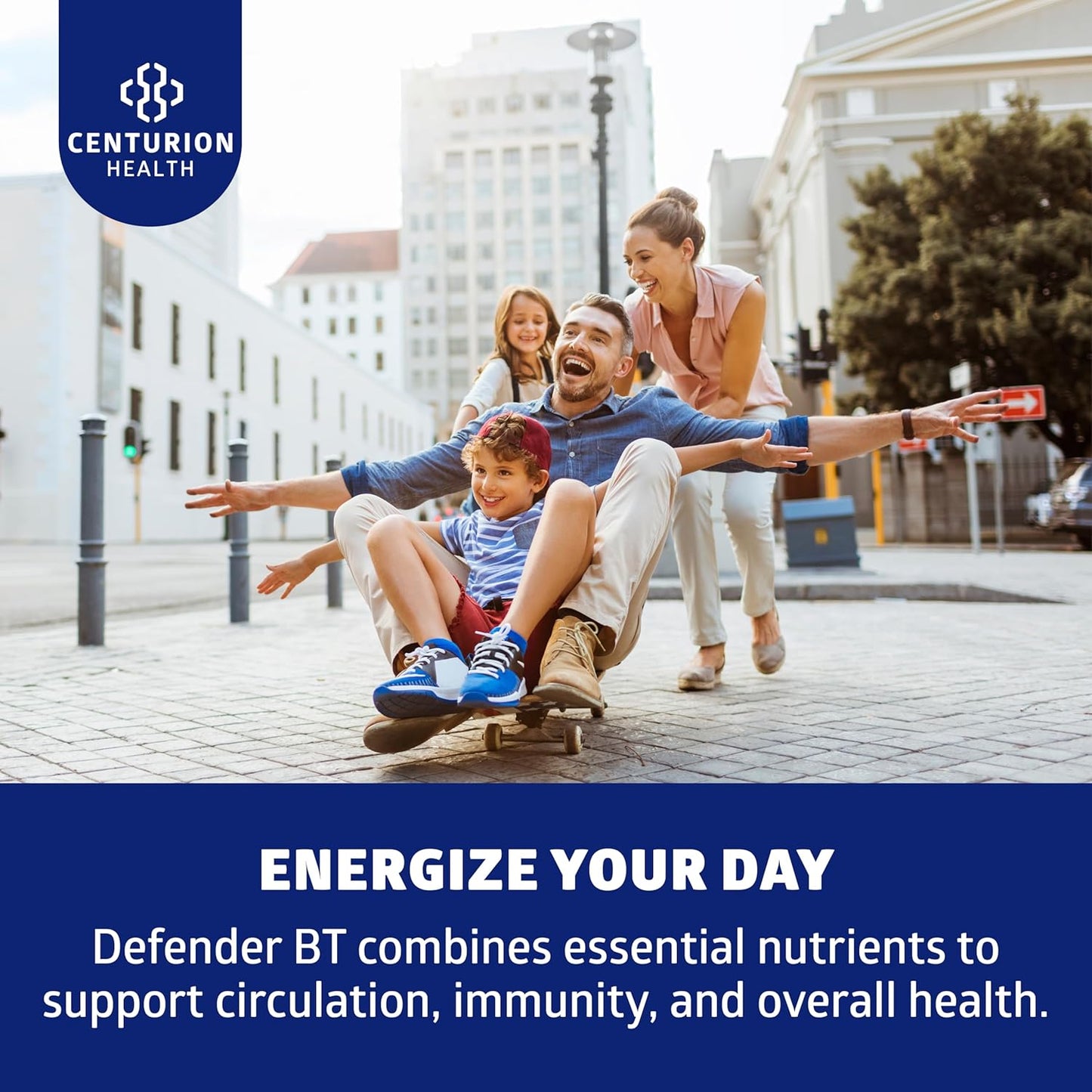 Centurion Defender BT+, Natural Circulation Supplement with Black Cumin Seed, Bromeliad, Luteolin, NAC, Serrapeptase and Lumbrokinase to Support Optimal Blood Flow, 60 Caps