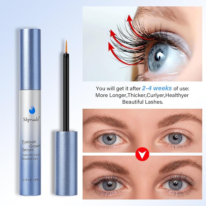 Advanced Lash Serum 4ml Eyelash Serum Lash Growth Rapid,Fuller And Thicker Vegan Lash Enhancing Treatment