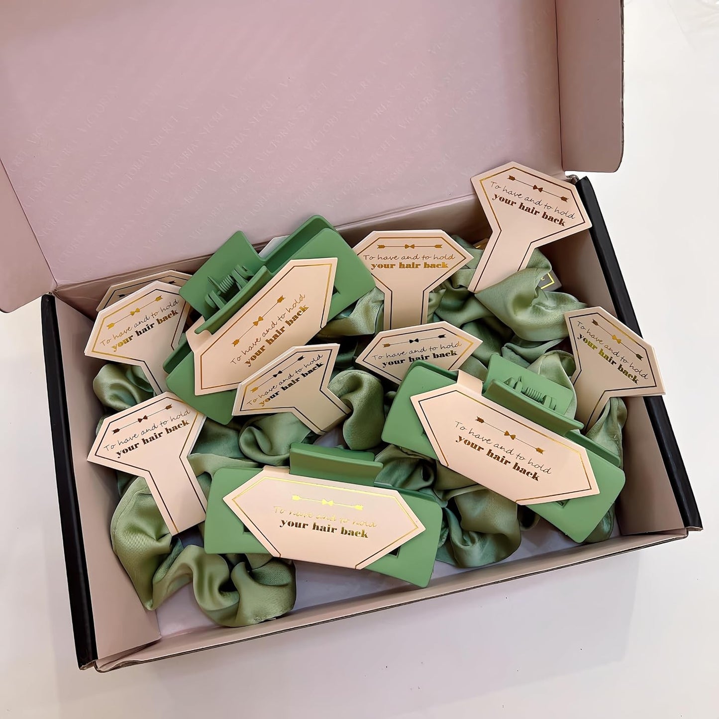 Bridesmaid Proposal Gifts 4.1inch 12pcs Square Hair Claw bachelorette party accessories Clips for Wedding Party Favors (Light Green)