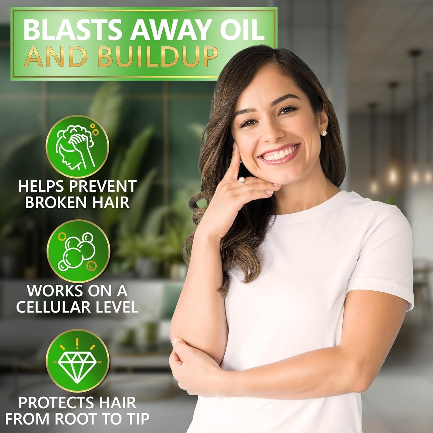 Tea Tree Oil and Mint Shampoo and Conditioner Set - Sulfate and Paraben Free Formula for Women and Men - Enriched with Peppermint to Help with Dandruff and Itchy, Dry Scalp - Color Safe and Hydrating