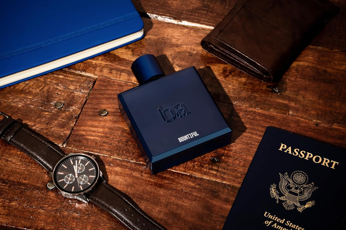 Blu Atlas Bountiful Eau De Parfum for Men- Long-lasting Woody and Floral Cologne With Violet, Oakmoss & Sandalwood, Clean Ingredients- 100 ml Sophisticated Fragrance for Everyday Wear