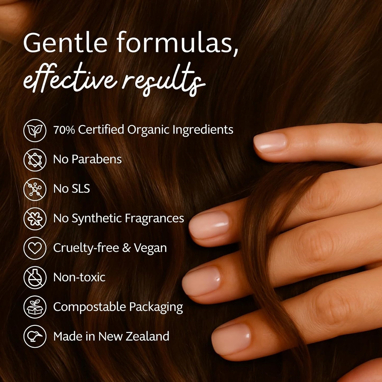 Slo | Natural Dry Shampoo Powder For Dark Hair - All Natural Ingredients, Vegan & Cruelty Free, Talc-Free Blend | Lavender + Ylang Ylang & Wild Orange + Cacao | 2 Pack (2 x 1.23oz/35g)