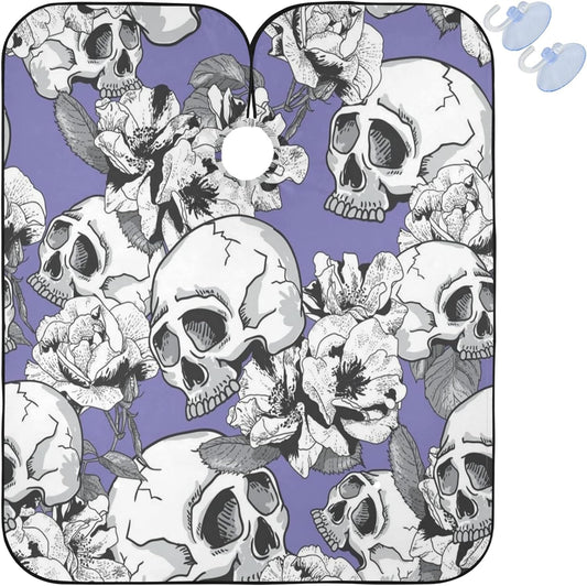 visesunny Professional Barber Cape Polyester Hair Cutting Clippings Catcher Grooming Cape Apron for Shaving Trimming For Men