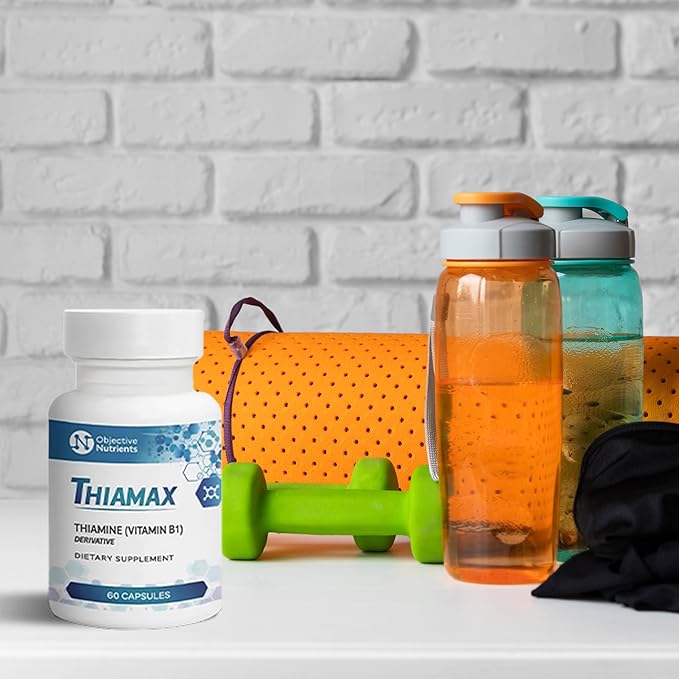 Thiamax Vitamin B1 (Thiamine TTFD) Capsules, 100mg, 60 60 Count
