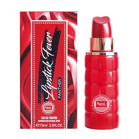 Hybrid & Company Women Lipstick Fever Panther Eau De Parfum Vaporisateur Natural Spray 2.5 Fl Oz