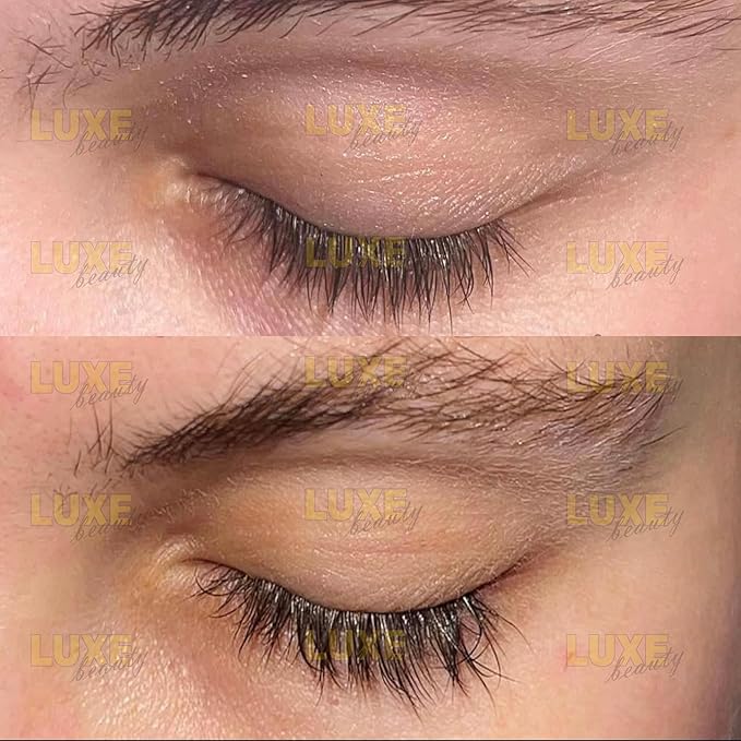 Luxe Beauty Lashes Eyelash Growth Serum - Longer, Fuller, Lush Lashes and Eyebrows - all Natural Lash and Thicker Eyelashes and Fuller Eyebrows - 0.23 ounce