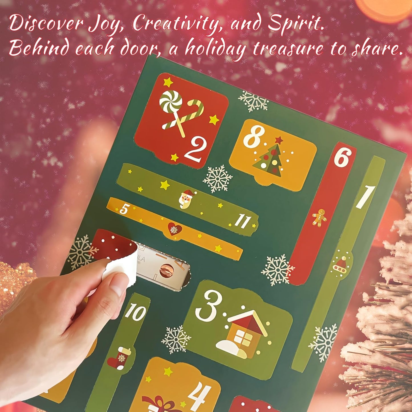 Makeup Advent Calendar 2025, 12 Days Christmas Makeup Gift Set for Women & Teens, Makeup Set Christmas Countdown Calendar, Make up Set for Girls, Holiday Surprise Make Up Kit for Women Full Kit