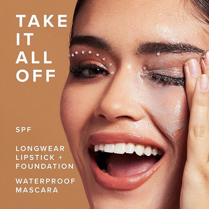 Farmacy Makeup Remover Cleansing Balm - Clearly Clean Sensitive Skin Makeup Remover + Oil Based Cleanser - Gentle Exfoliating Double Cleanser - Melts From Balm to Milky Lather - Fragrance Free (12ml)