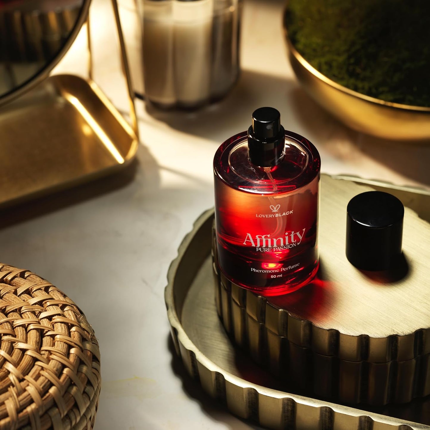 Affinity Pure Passion Unisex Pheromone Perfume – Alluring Floral & Sweet W Musk Scent - Pheromones Perfumes, Enhances Attraction & Charisma – Long-Lasting, Irresistible Fragrance for Women & Men.