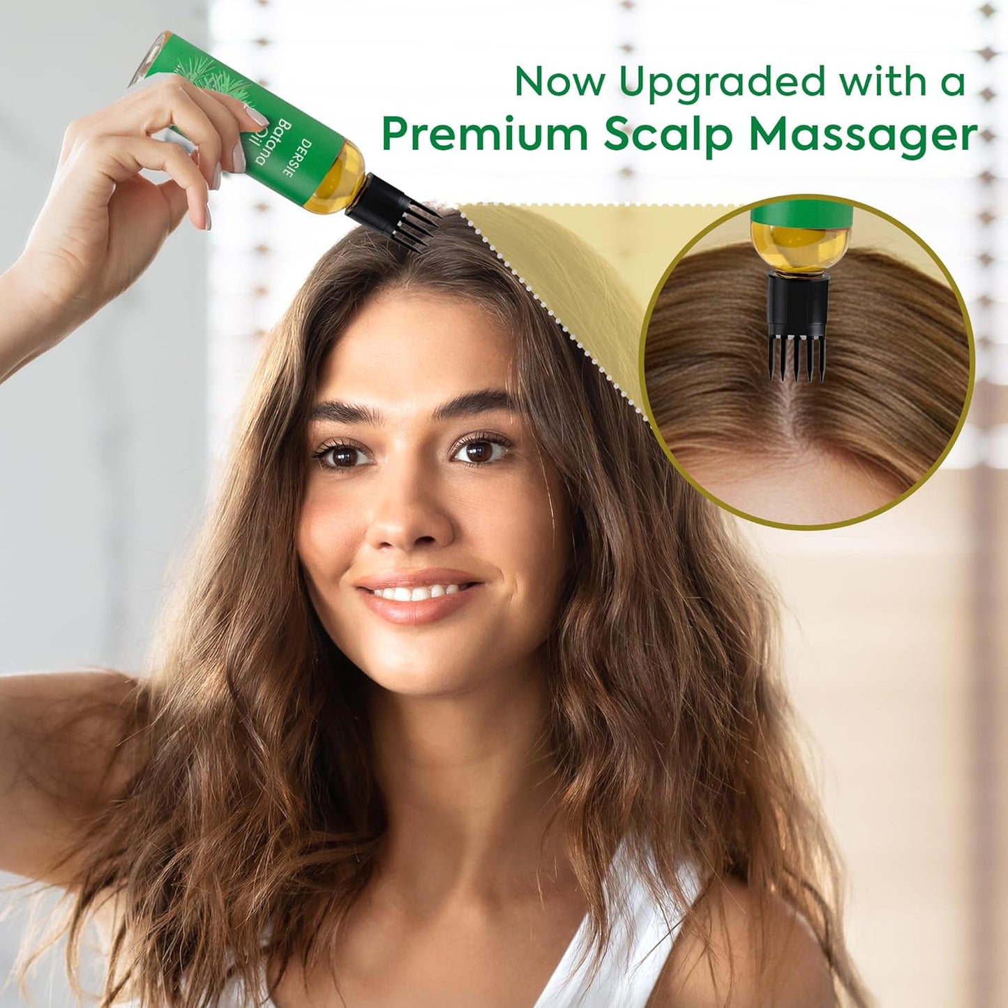 Dersie Batana Oil for Hair Growth: Hair Growth & Nourishment with Massager Applicator – 100% Pure Organic Batana Oil from Honduras, Inspired by Dr Sebi – For Thicker, Longer & Healthier Hair (4 FL OZ)